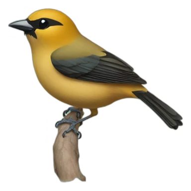 Burnished buff tanager sticker