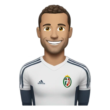 Macron qui embrasse ronaldo sticker