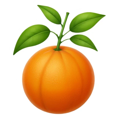 Orange fruitwith a Stem  sticker