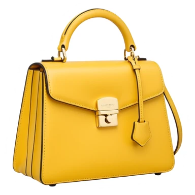 christy ng butter yellow bag  sticker