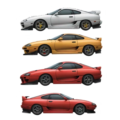 Supra mk4 de rápidos y furiosos  sticker