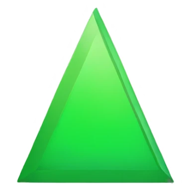 green triangle for kpis sticker
