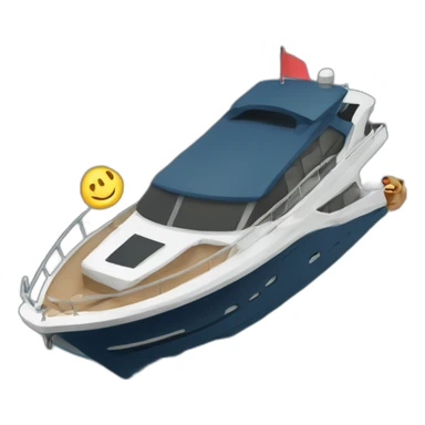 Boat crash into yacht sticker
