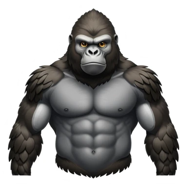 Eagle merged with gorilla sticker
