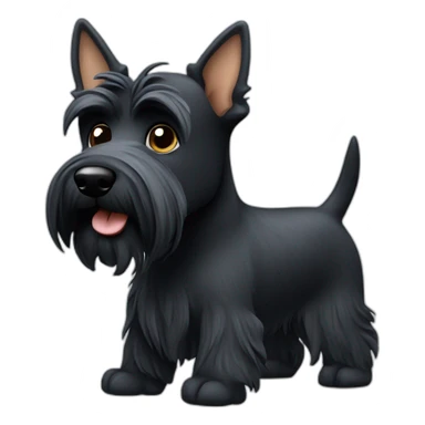 scottish-terrier-dog-walking sticker