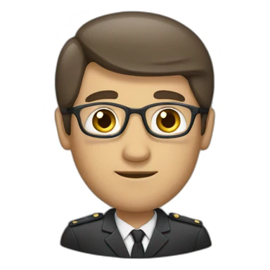 a man leader sticker