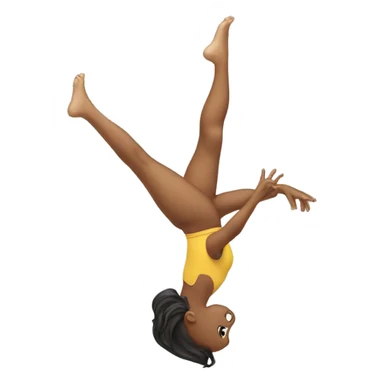 Pretty girl Back flip  sticker