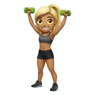 CrossFit girl  sticker