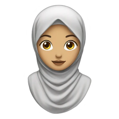 hijab girl sticker