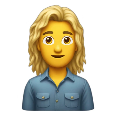 Caras morenos con mullet sticker