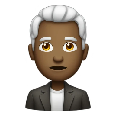 Non racially biased evil person sticker