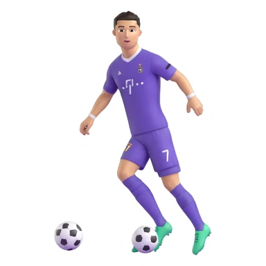 cristiano ronaldo football player sticker