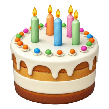 normal cake with no layers  sticker