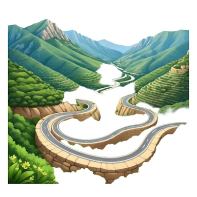 puerto de montaña mallorca sticker