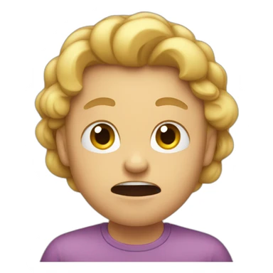 Someone getting slapped sticker