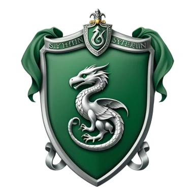 slytherin crest from Hogwarts sticker