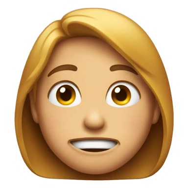 emoji biting its lip sticker