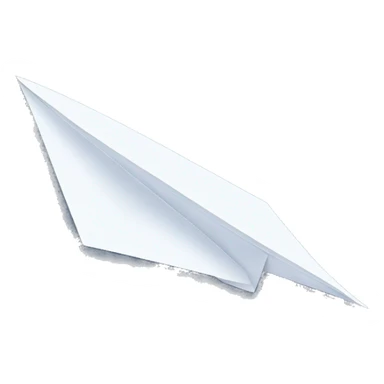 indigo paper plane sticker
