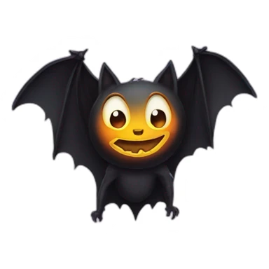 bat halloween sticker