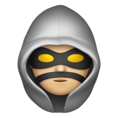 masked thief sticker