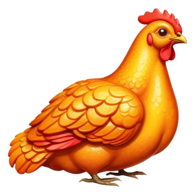 Lava chicken  sticker
