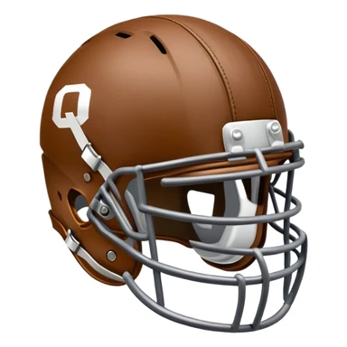 leather helmet college football quarterback sticker