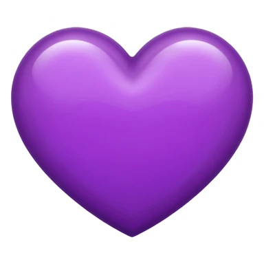 purple heart with extra saturation sticker