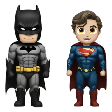 batman vs superman sticker