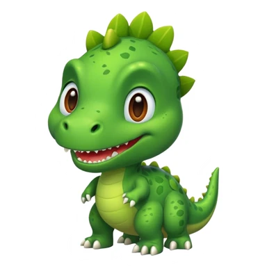 Cute dinosaur sticker