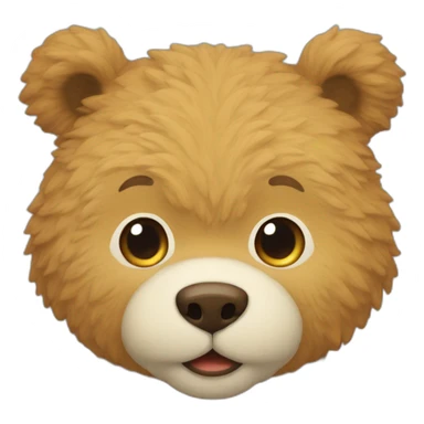 Ours qui rit sticker