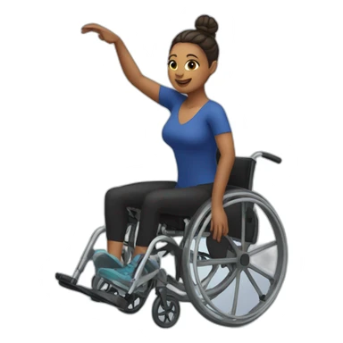 wheelchair dancer sticker