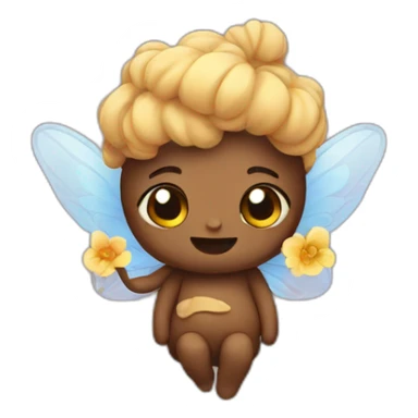 Poo emoji Fairy sticker