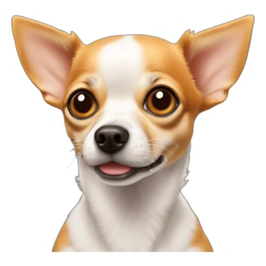 chihuahua crossed with a jack russel orange sticker