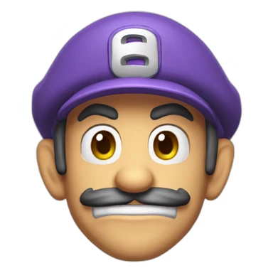 Waluigi sticker