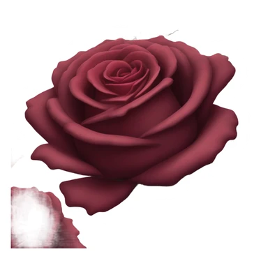 Bouquet of dark red roses pink  sticker