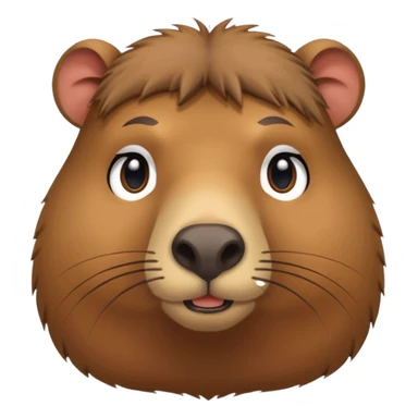 nervous capibara sticker