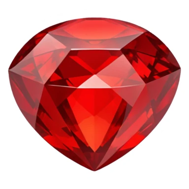 red magical stone sticker