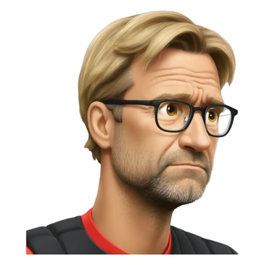 Klopp facepalm sticker