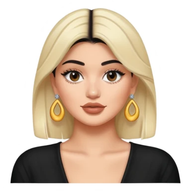 kylie jenner with earrings sticker