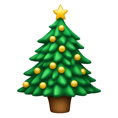 Christmas tree sticker