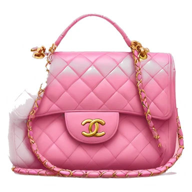 pink Classic Chanel purse ￼ sticker