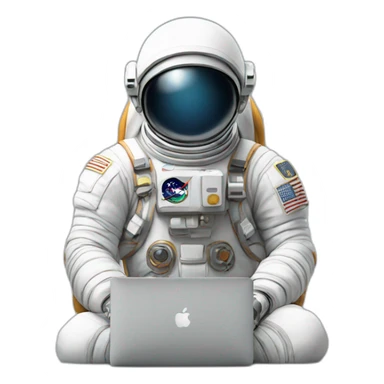 astronaut-with-macbook sticker