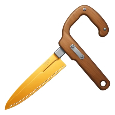 säge mit griff sticker