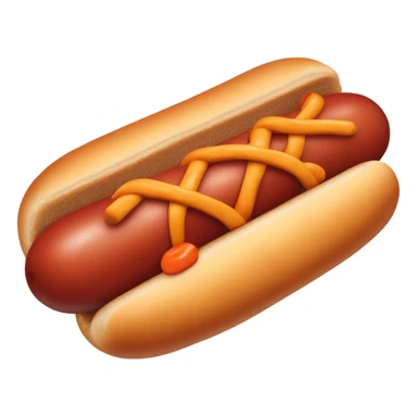 Un perro salchicha dentro de un pan de hotdog sticker