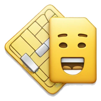 Sim card + run  sticker