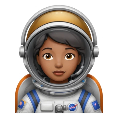 astranots without helmet black woman sticker