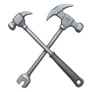 grey spanner tool and hammer sticker