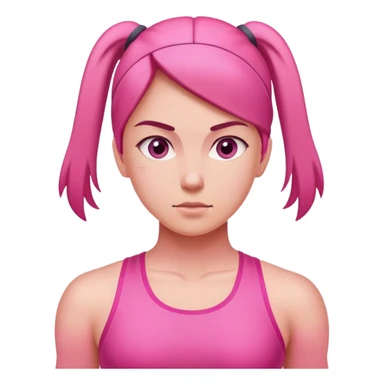 Pink fitness tings  sticker