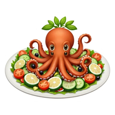 octopus salad sticker