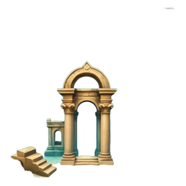 The Lost Island of Atlantis sticker